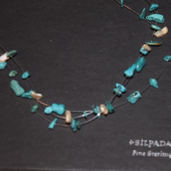Silpada Turquoise Mother-of-Pearl Necklace - Picture 6 of 6